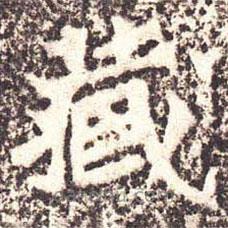 魏碑寫的楷書藏