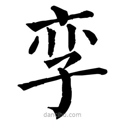 佚名寫(xiě)的楷書(shū)孿