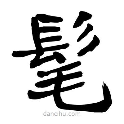 陶建華寫的楷書髦