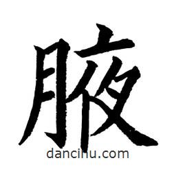 腋書(shū)法圖片