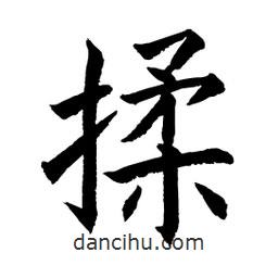 顧建平寫的楷書揉