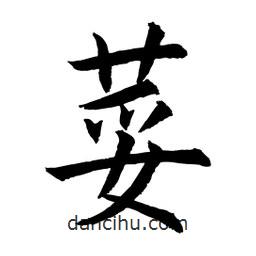 顧建平寫的楷書荽