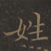 王羲之寫的楷書姓
