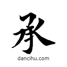 田英章寫的楷書承
