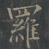 羅書(shū)法圖片
