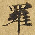 大涅槃經(jīng)寫的楷書羅