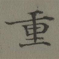 董誥寫的楷書重