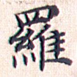 文征明寫的楷書羅