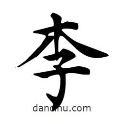 杜慧田写的楷书李