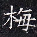 元公夫人姬氏墓志寫的楷書梅