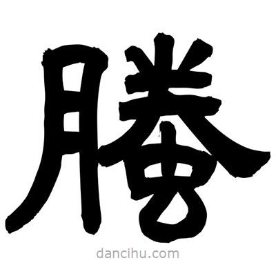 聶國強寫的隸書螣