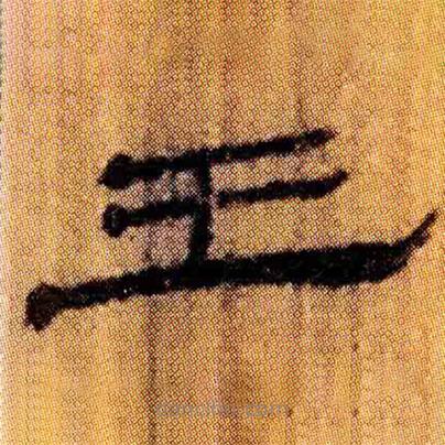 北大簡寫的隸書王