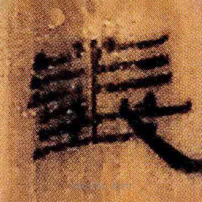 北大簡寫的隸書義