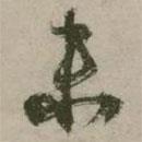 張弼寫的行書未