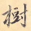 樹書法圖片
