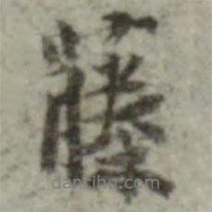 藤書(shū)法圖片