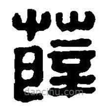 篆刻字典寫(xiě)的篆書(shū)薛