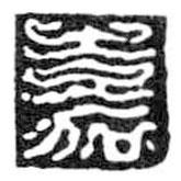 鳥蟲篆全書寫的篆書嘉