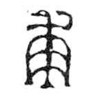 鸟虫篆写的篆书甫