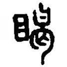 篆刻字典寫的篆書瞎