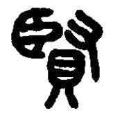 篆刻字典寫(xiě)的篆書(shū)賢