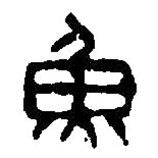 篆刻字典寫的篆書魚