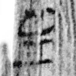 简帛写的篆书生