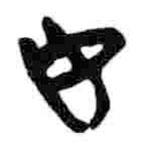 简帛写的篆书女