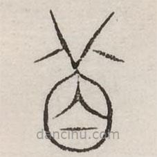 汗簡(jiǎn)寫(xiě)的篆書(shū)苜