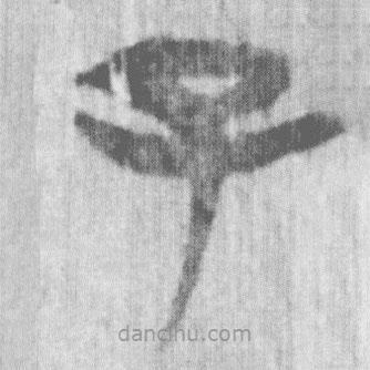 上博簡(jiǎn)寫的篆書子