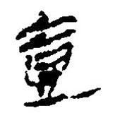 简帛写的篆书壹