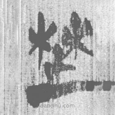 簡帛寫的篆書埜