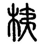 篆刻字典写的篆书桋