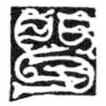 鳥蟲篆全書寫的篆書聞