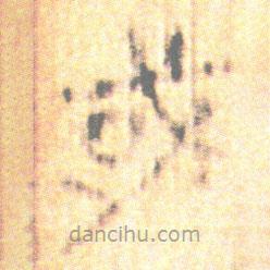 简帛写的篆书或