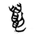 楚簡(jiǎn)寫(xiě)的篆書(shū)貂