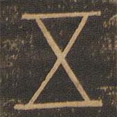 郁冈斋墨妙法帖写的篆书五