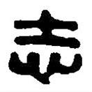 篆刻字典寫的篆書忌