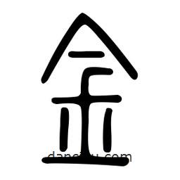 金石篆寫的篆書金