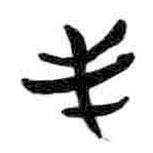 簡(jiǎn)帛寫的篆書毛