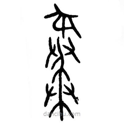 篆刻字典寫(xiě)的篆書(shū)彝