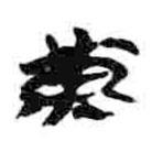 简帛写的篆书黄