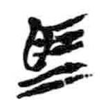簡帛寫的篆書馬