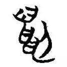楚簡(jiǎn)寫(xiě)的篆書(shū)貂
