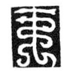 鳥蟲篆寫的篆書夷