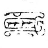 鸟虫篆写的篆书身