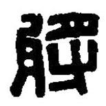 篆刻字典寫的篆書將