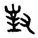 篆刻字典寫的篆書對(duì)