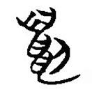 楚簡(jiǎn)寫(xiě)的篆書(shū)貂